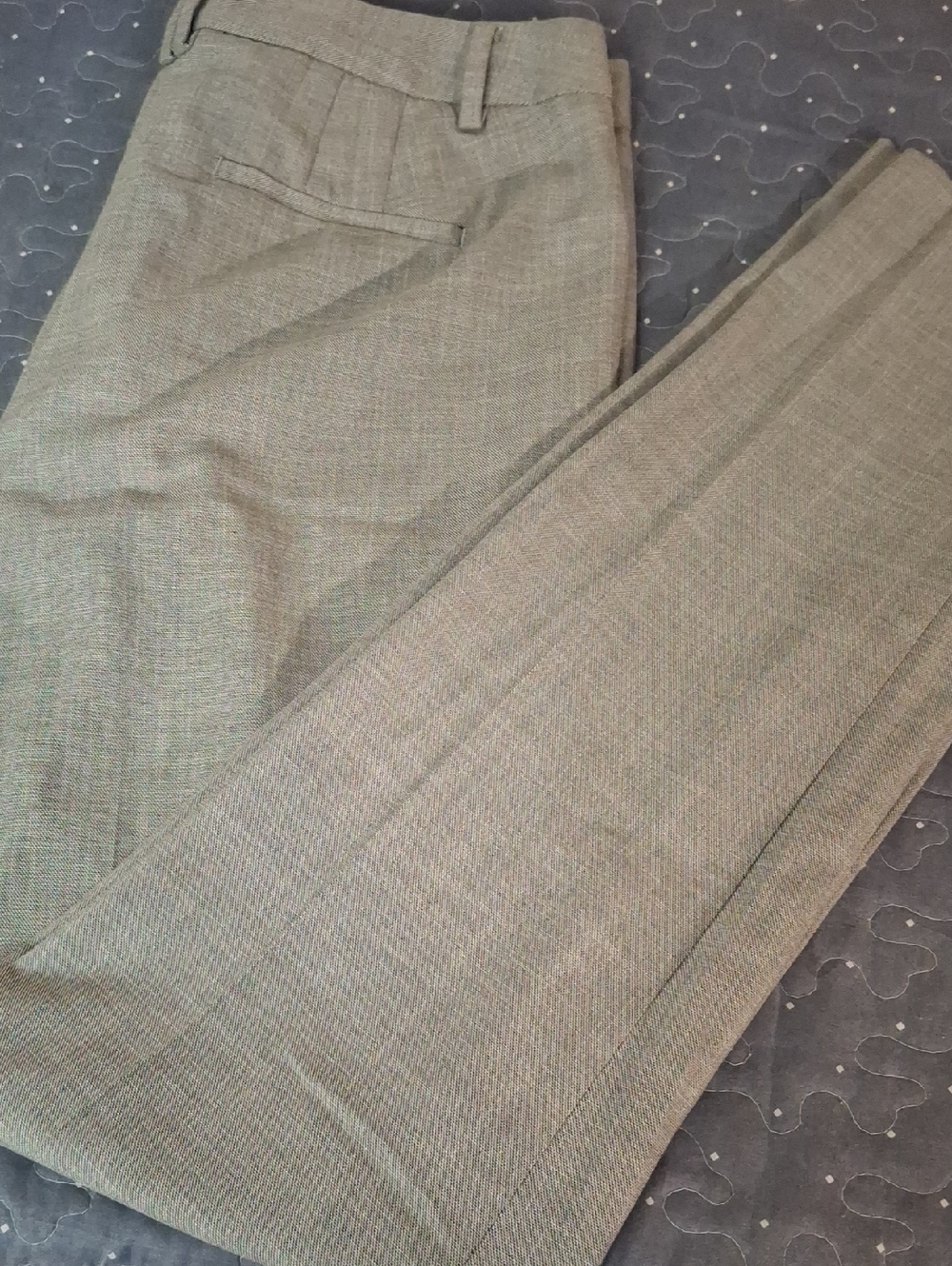 Talbots High Waist Straight Gray Dress Pants size 10 long